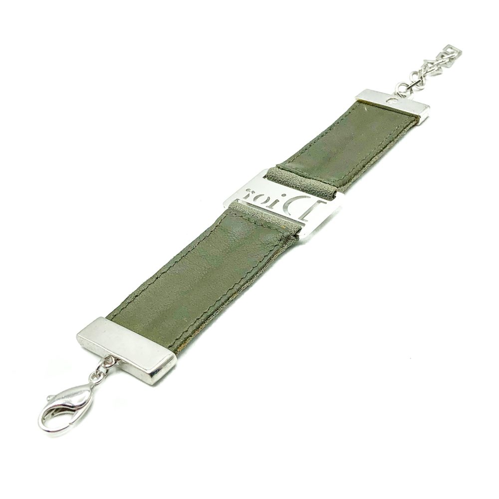 Vintage Dior Khaki Strap Bracelet