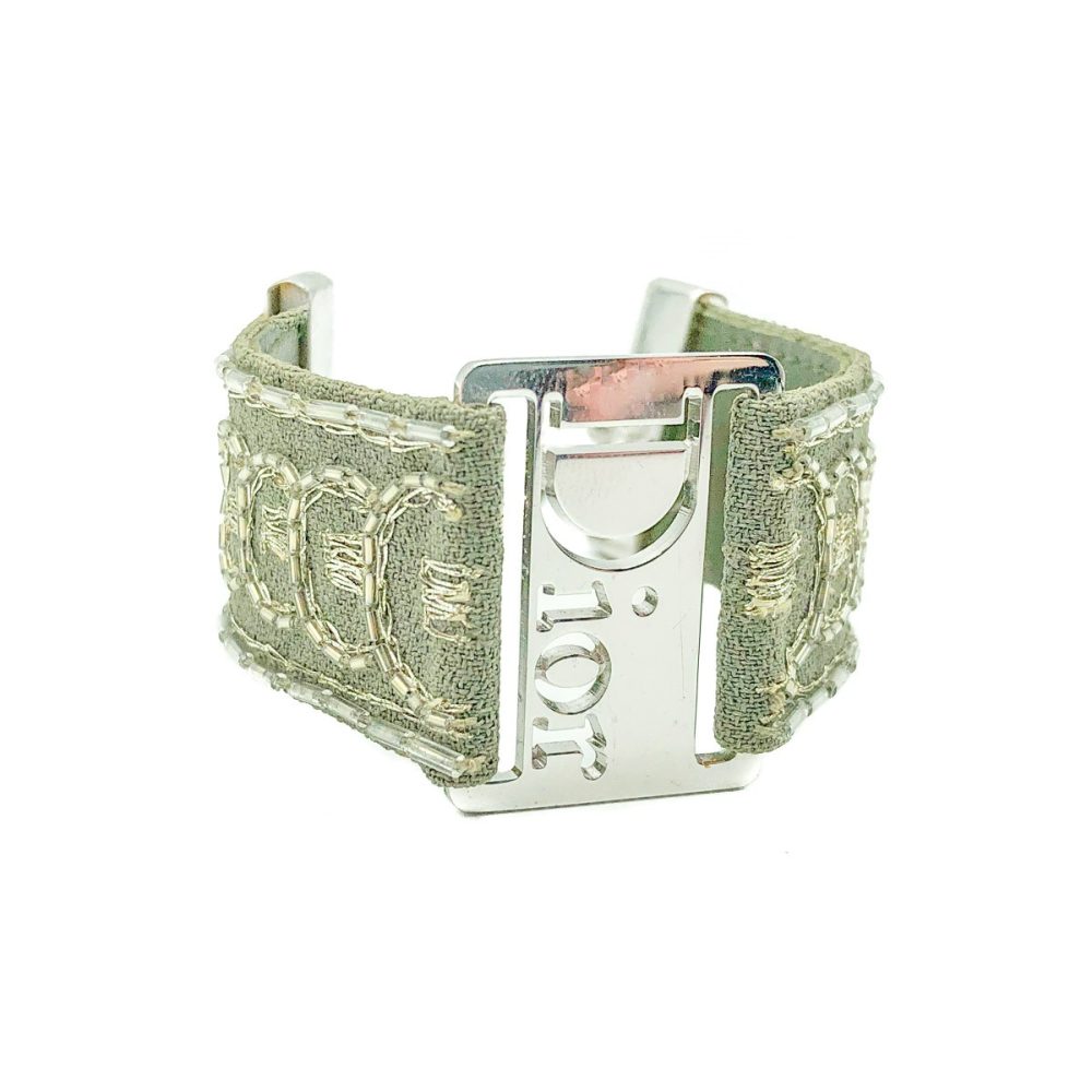 Vintage Dior Khaki Strap Bracelet