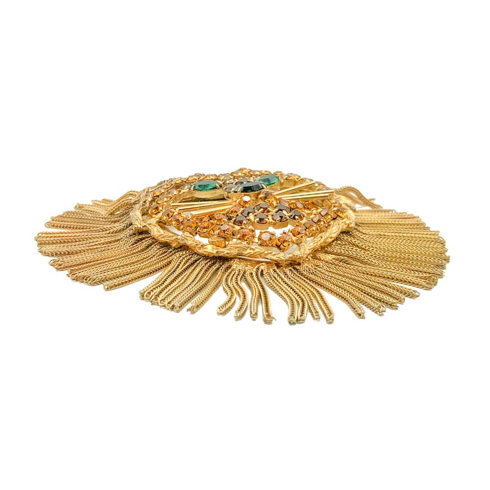 Vintage Dominique Lion Brooch