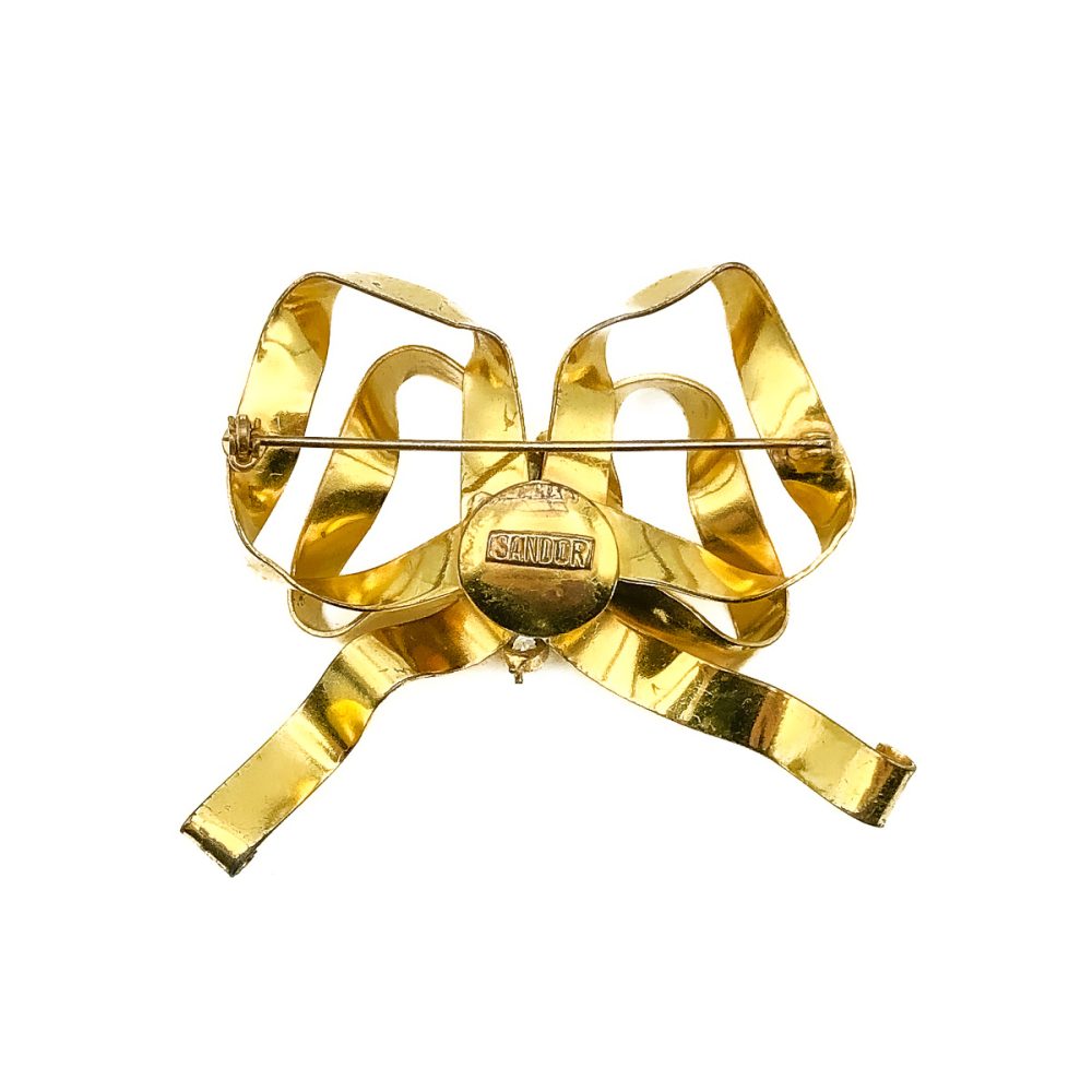 Vintage Sandor Bow Brooch