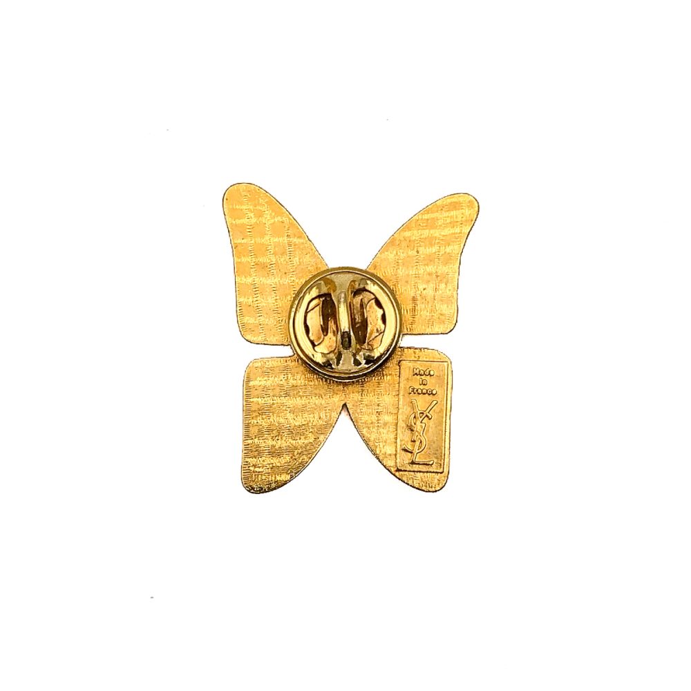Vintage YSL Butterfly Brooch