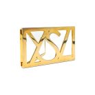 Jennifer Gibson Jewellery Vintage YSL Logo Mirror 29 1120 (2) Vintage YSL Logo Mirror
