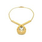 Jennifer Gibson Jewellery Vintage Monet Crystal Necklace 19 1129 (4) Vintage Monet Crystal Necklace