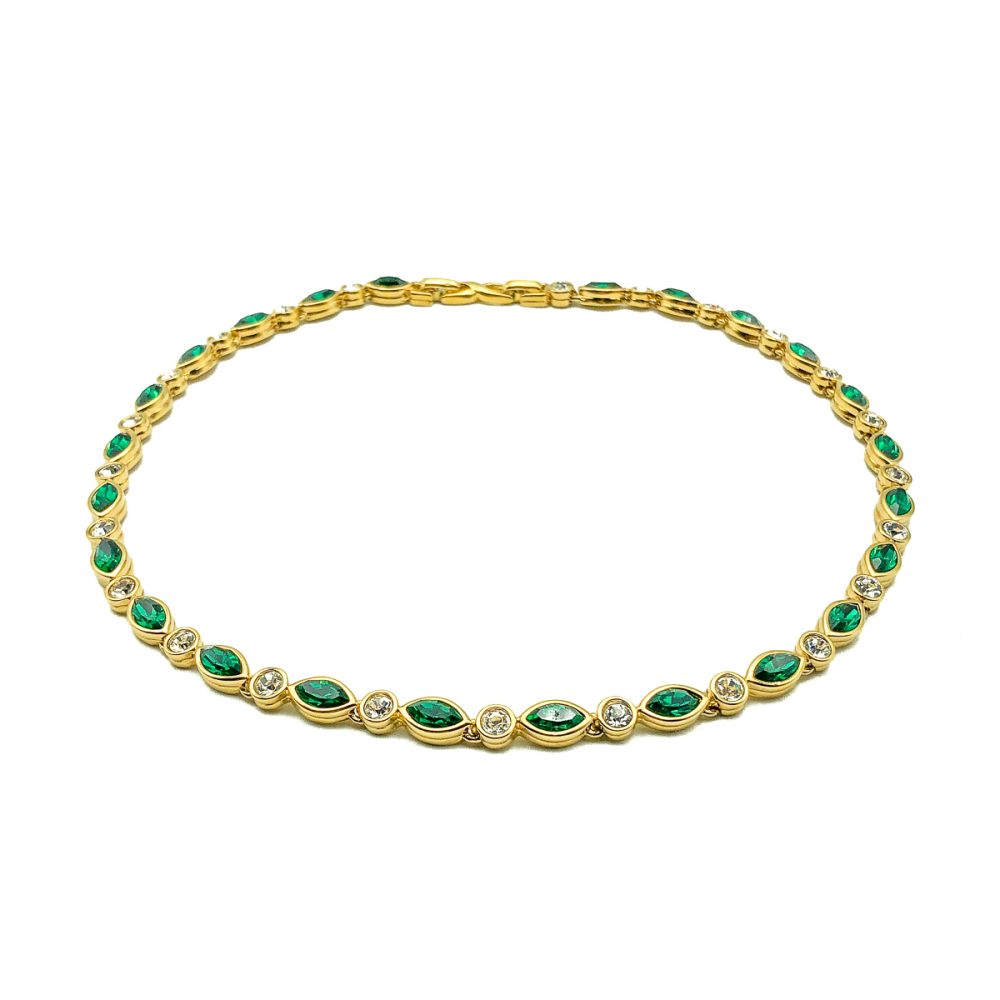 Vintage Dorlan Emerald Necklace