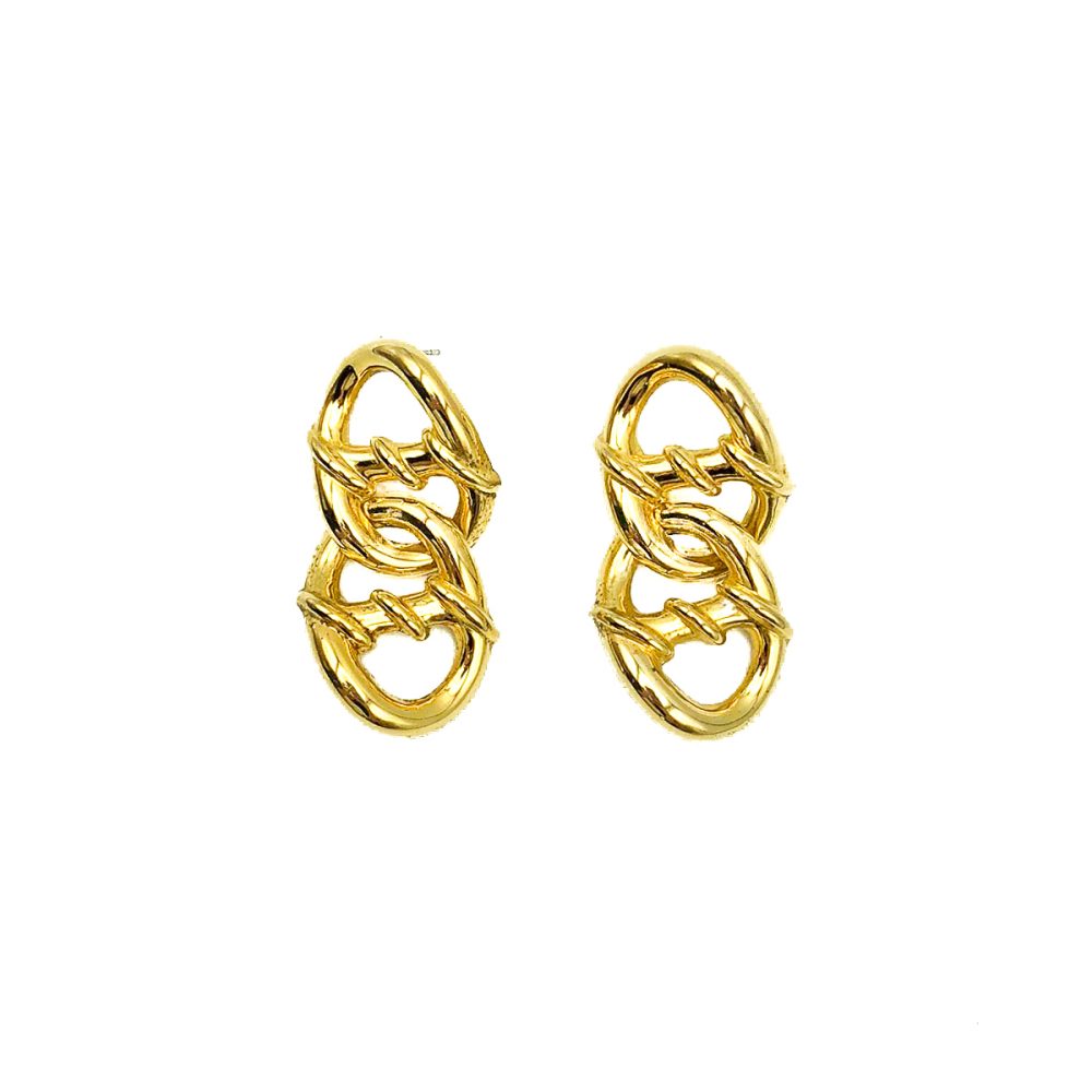 Vintage Double Mariner Earrings