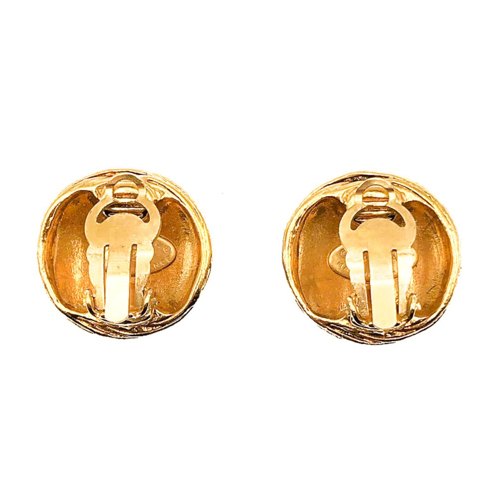 Vintage Chanel Birds Nest Earrings
