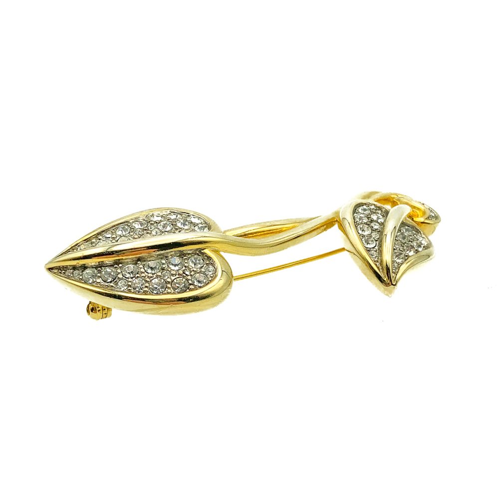Vintage Art Nouveau Ivy Brooch