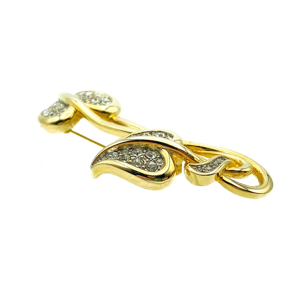 Vintage Art Nouveau Ivy Brooch