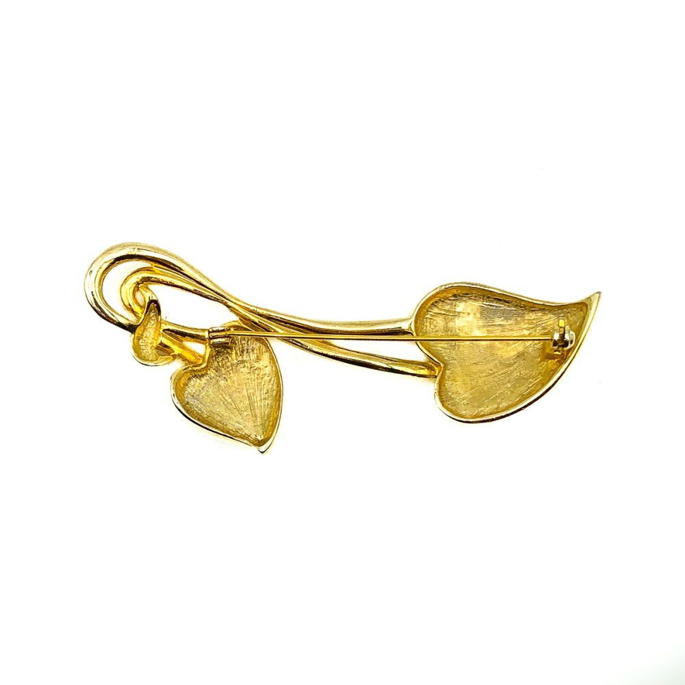 Vintage Art Nouveau Ivy Brooch