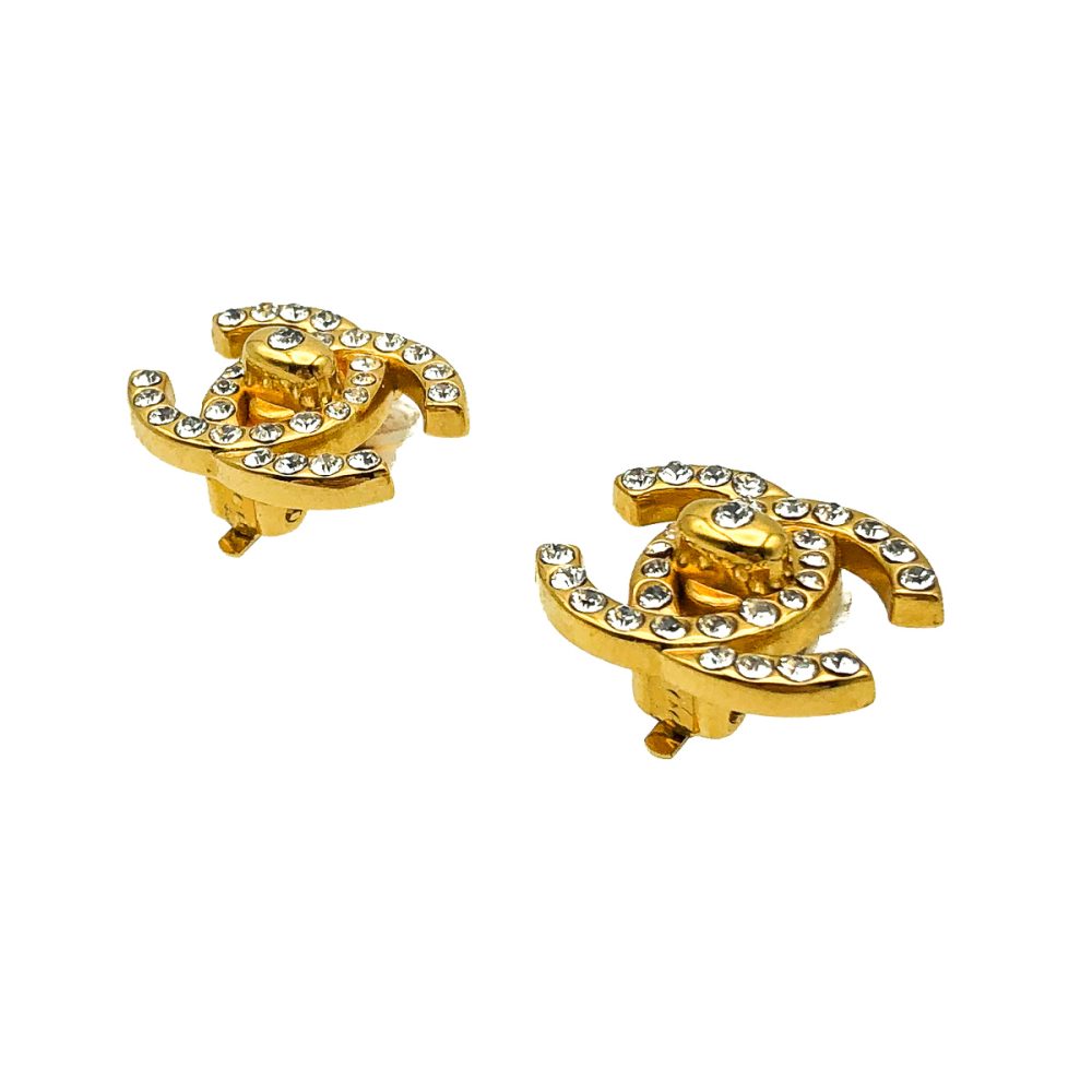 Vintage Chanel Turnlock Earrings