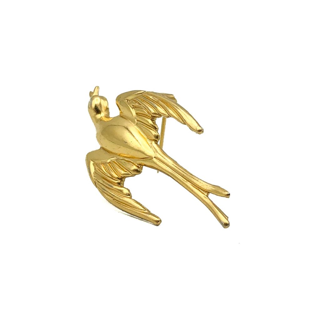 Vintage Coro Swallow Brooch Trio