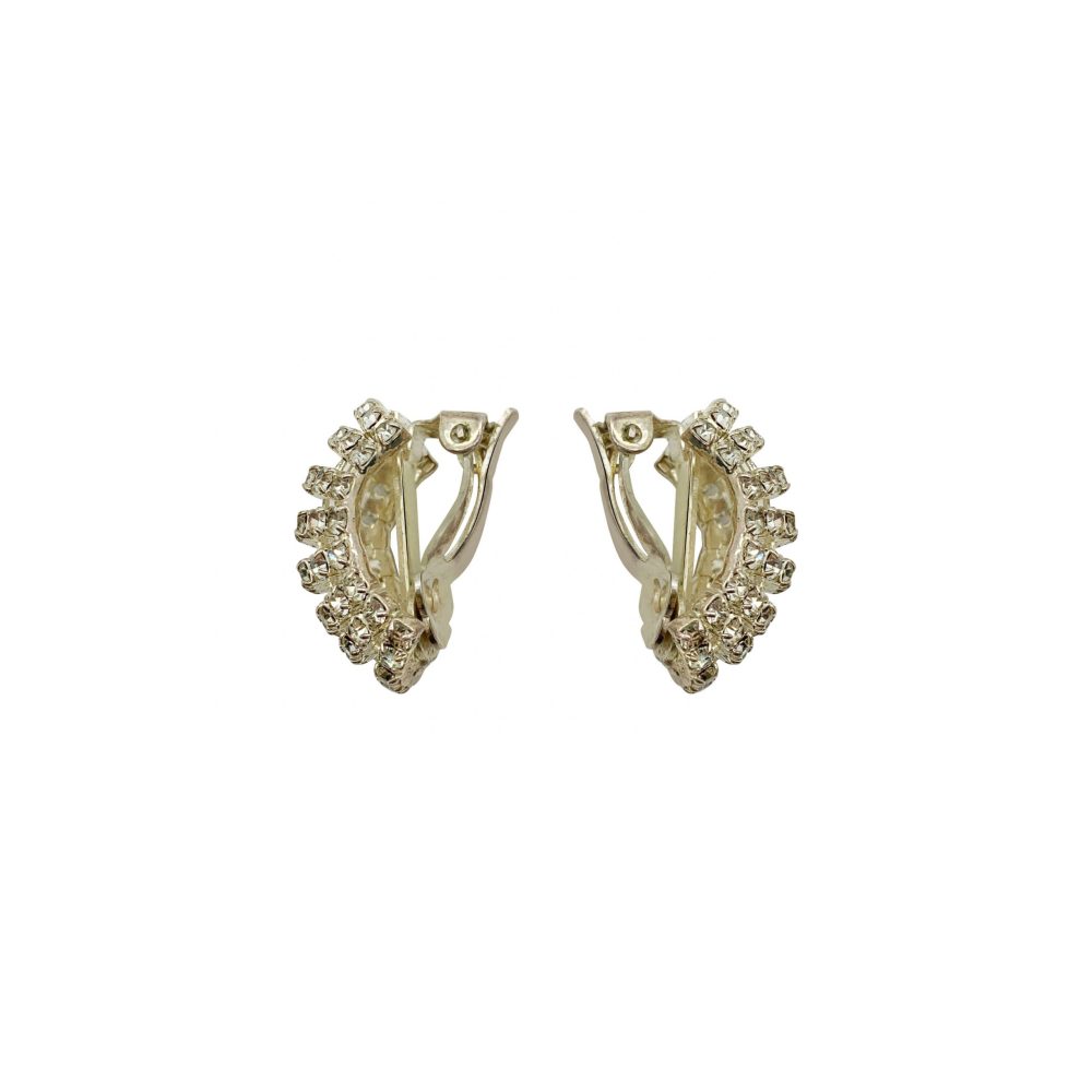 Vintage Pearl Crystal Brooch