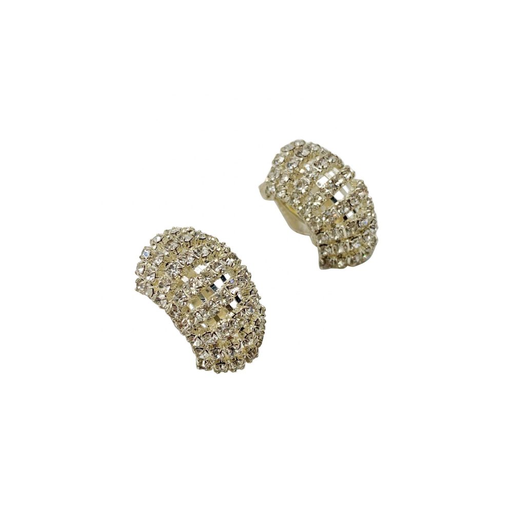 Vintage Pearl Crystal Brooch