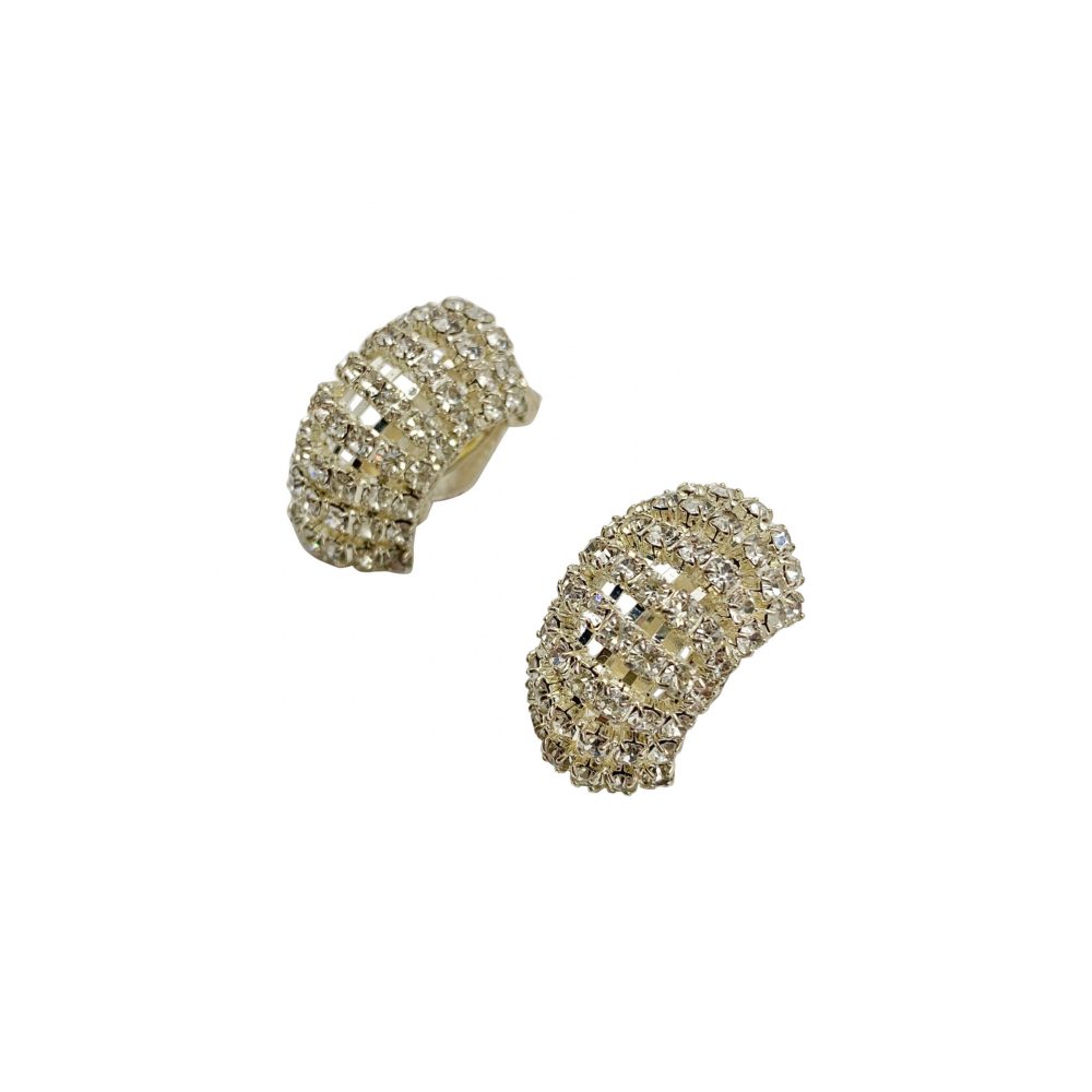 Vintage Pearl Crystal Brooch