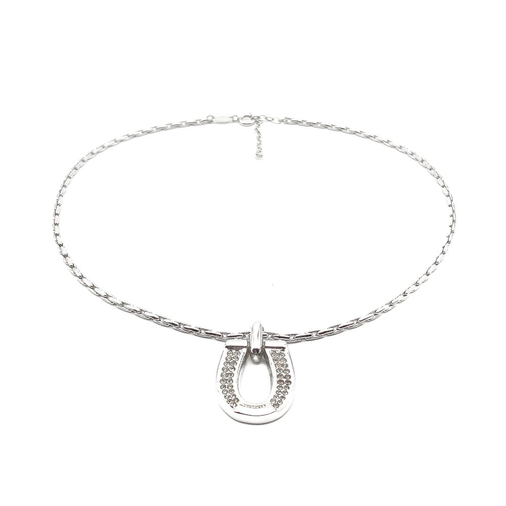 Vintage Dior Horseshoe Necklace