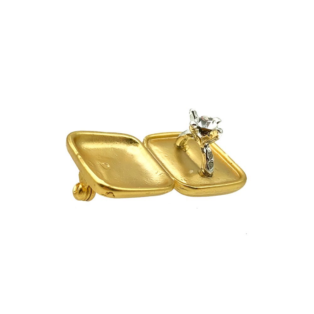 Vintage Engagement Ring Brooch
