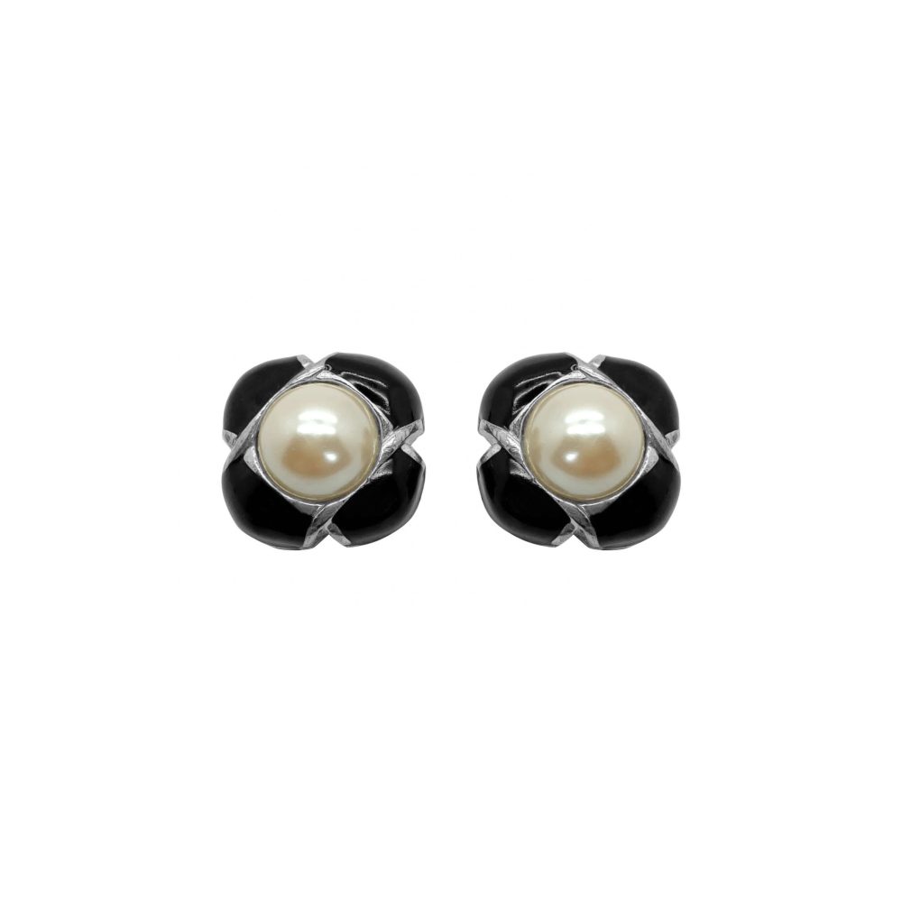 Vintage Monochrome Earrings