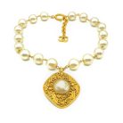 vintage Chanel Pearl Lozenge necklace vintage Chanel Pearl Lozenge necklace