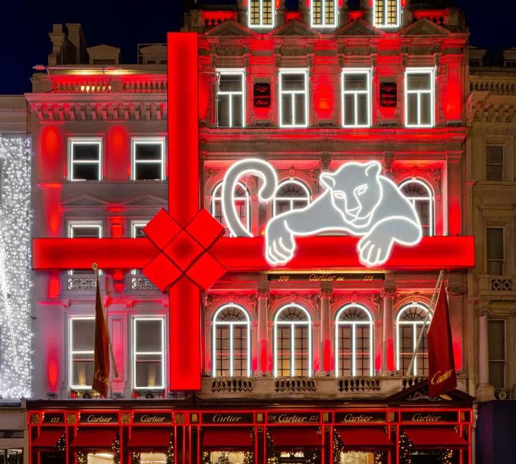 Bond Street London & Cartier - Christmas at Jennifer Gibson Jewellery