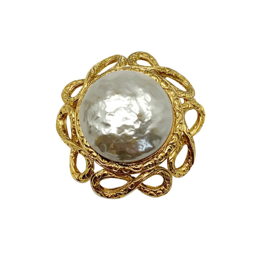 Vintage Baroque Pearl Brooch