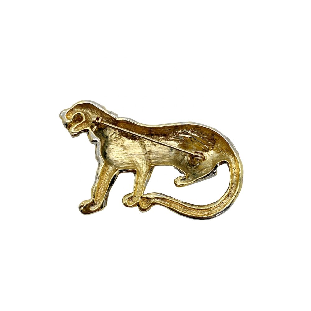 Vintage Leopard Brooch