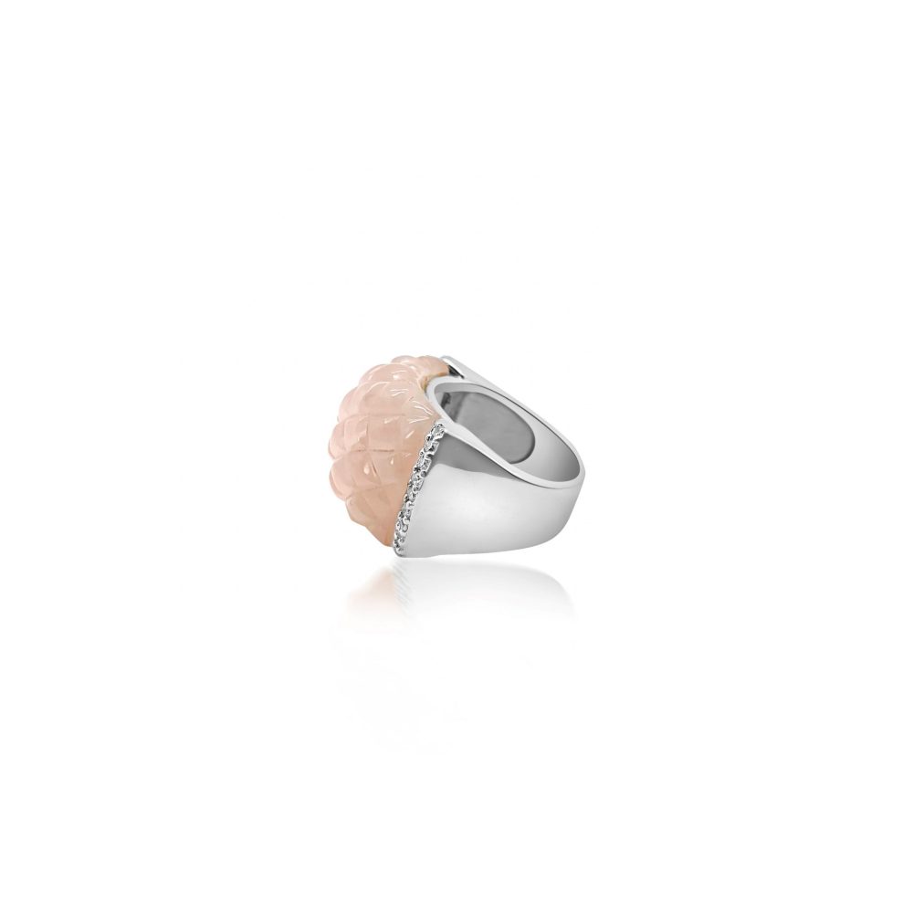Vintage Rose Quartz Ring