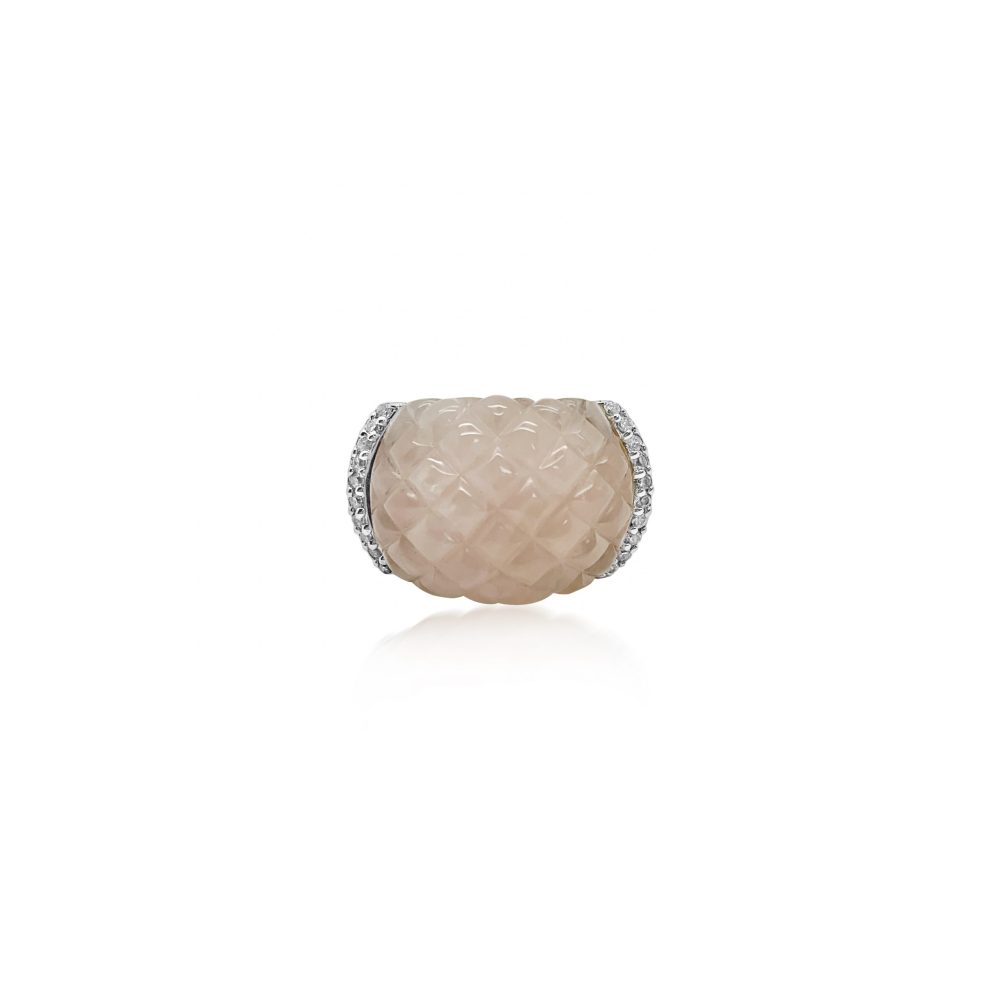 Vintage Rose Quartz Ring