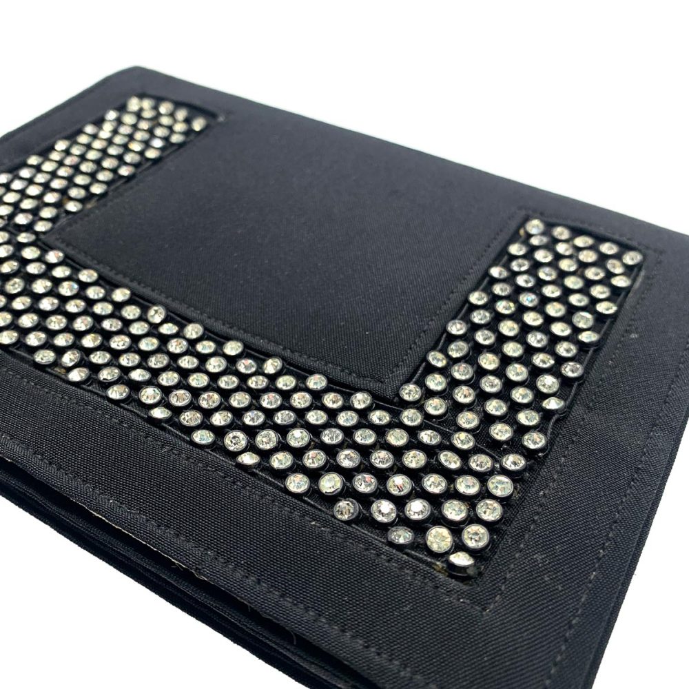 Vintage Silk & Rhinestone Purse