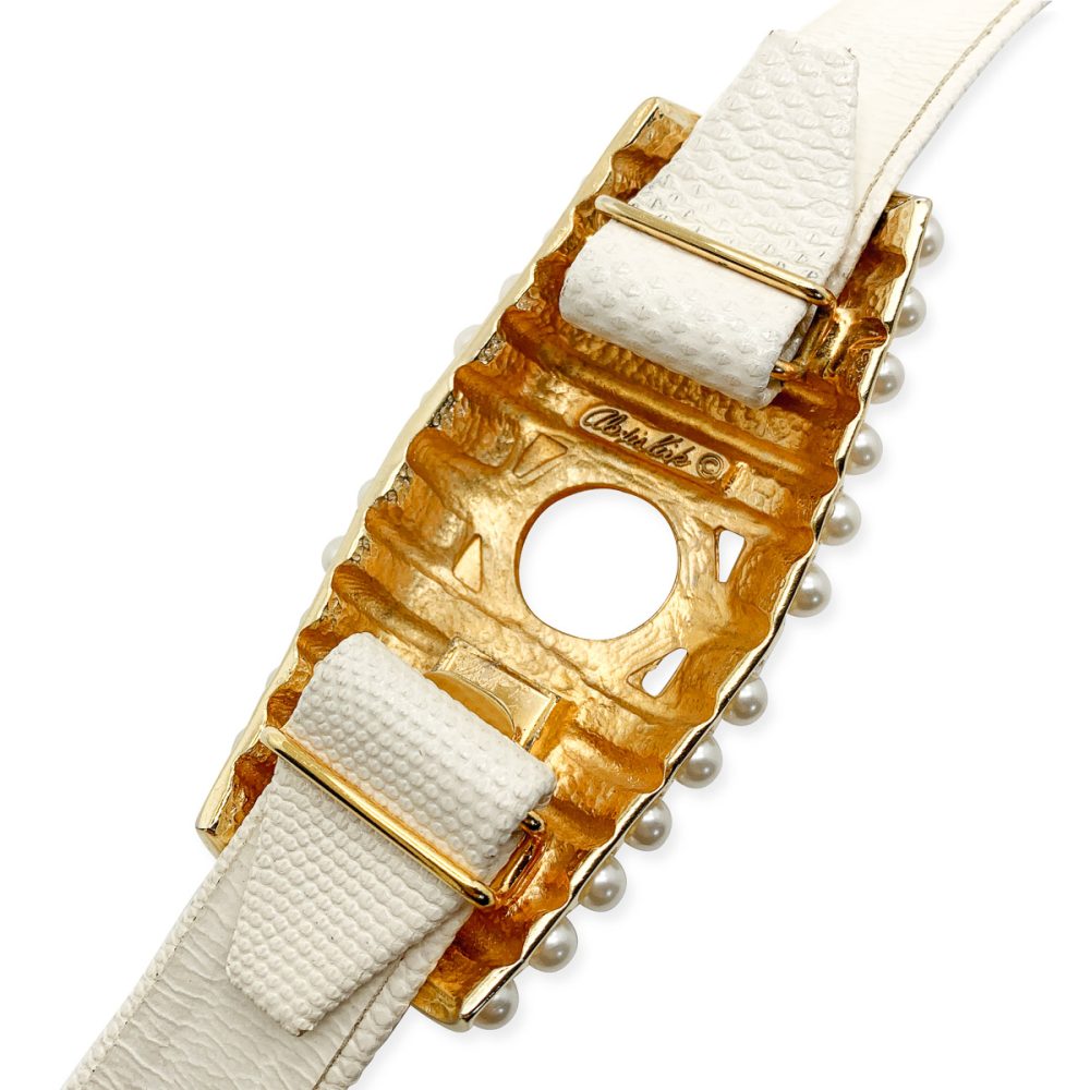 Alexis Kirk Pearl Buckle Belt