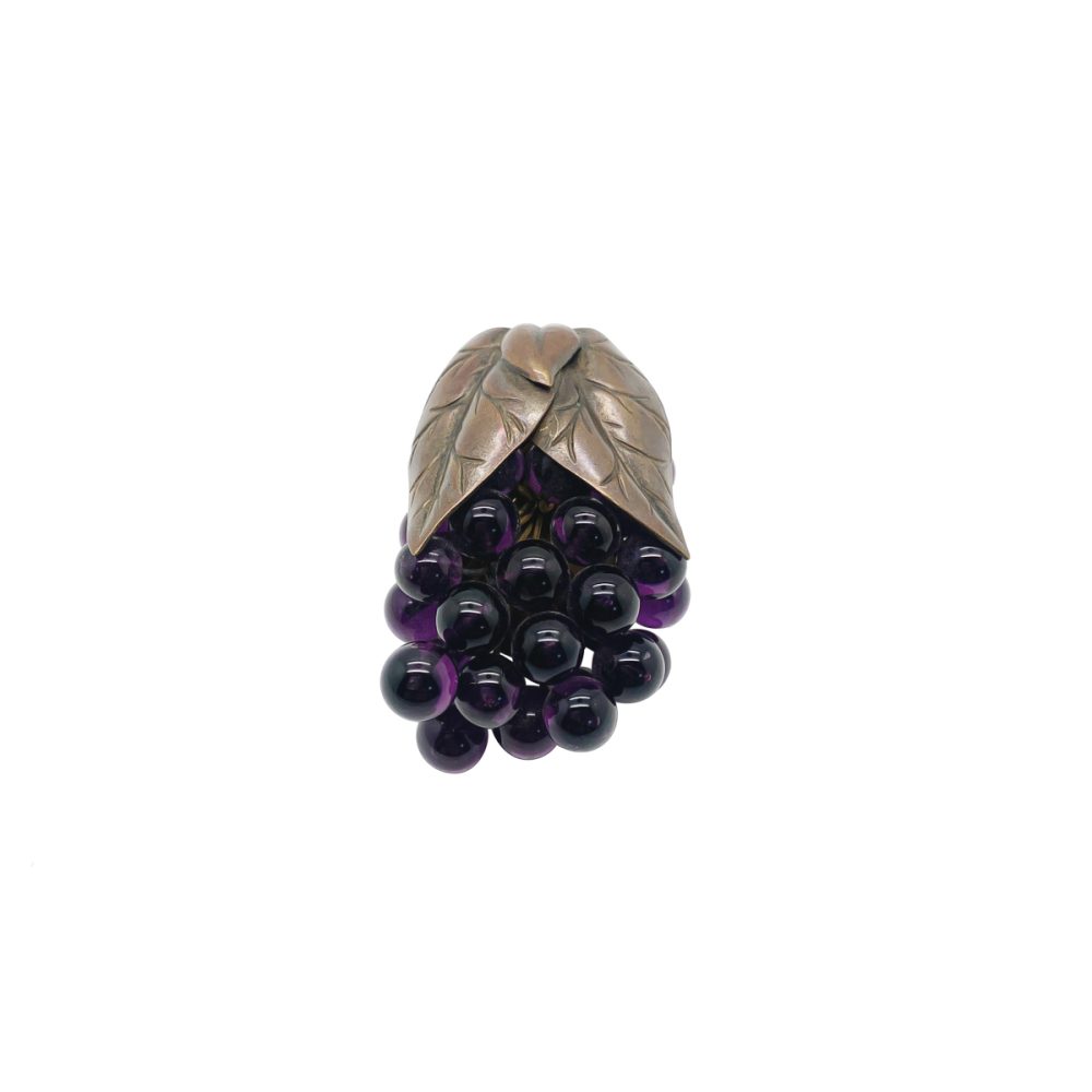 Vintage Coro Glass Dress Clip