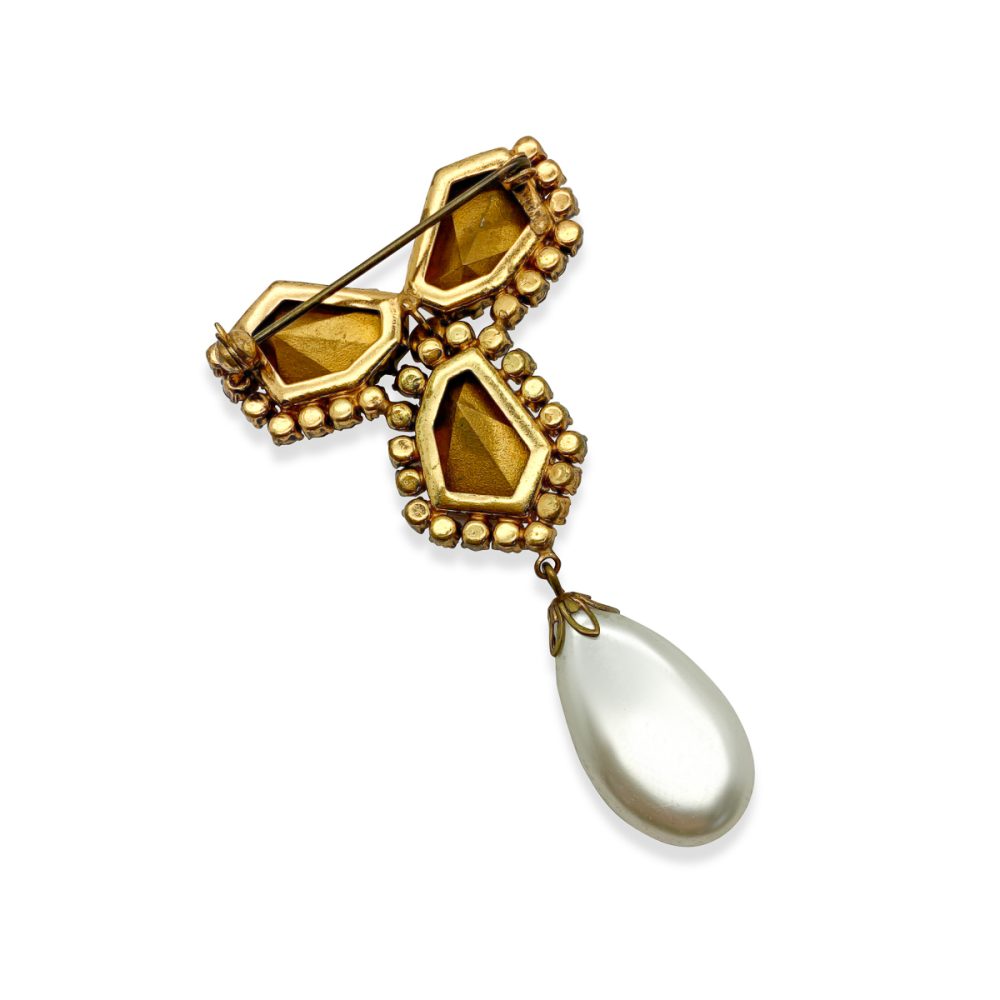 Vintage Kaleidoscope Prism Brooch