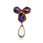 Jennifer Gibson Jewellery I 1253 (2) Vintage Kaleidoscope Prism BroochVintage Kaleidoscope Prism Brooch