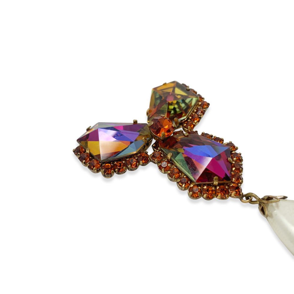 Vintage Kaleidoscope Prism Brooch