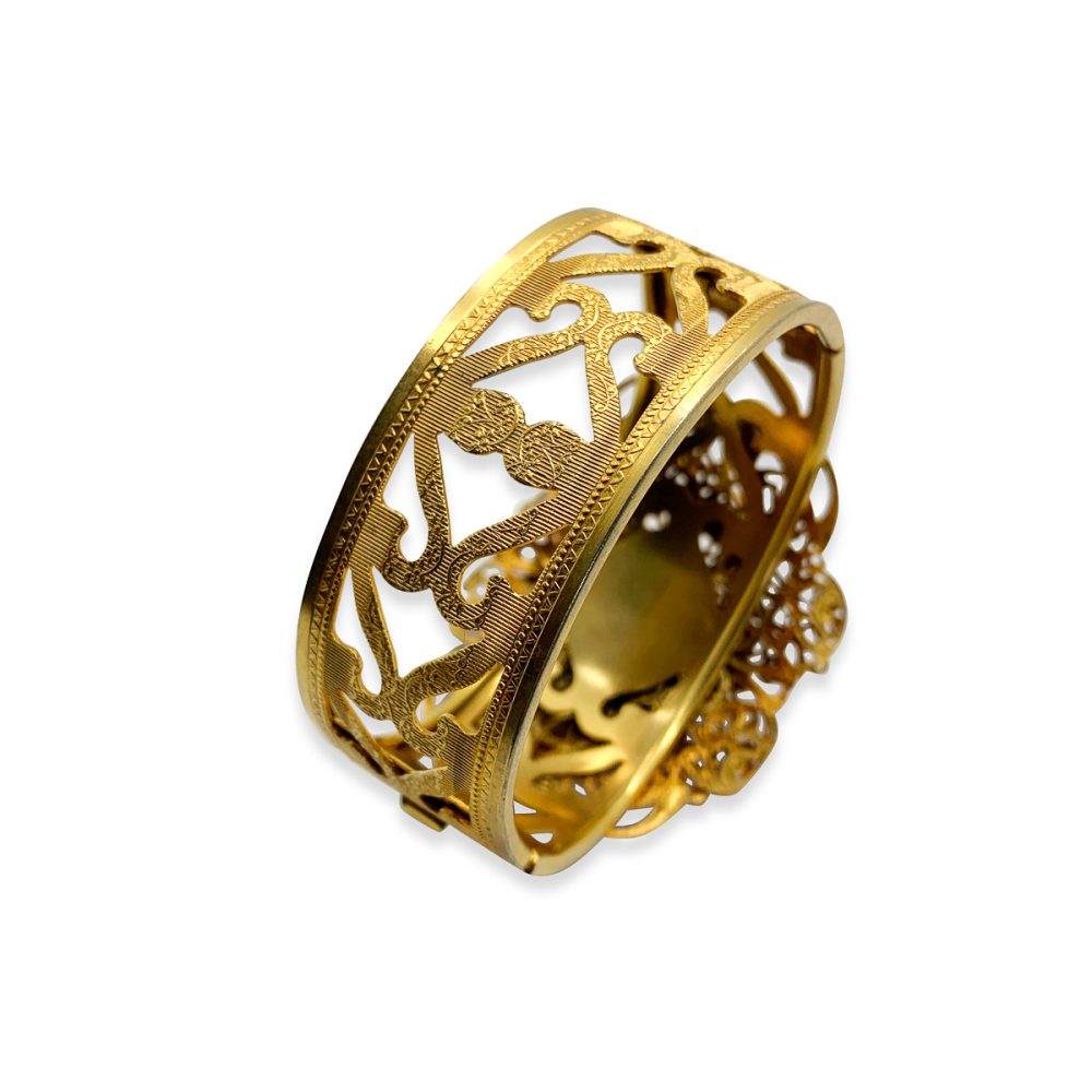 Czech Statement Filigree Cuff 1930s