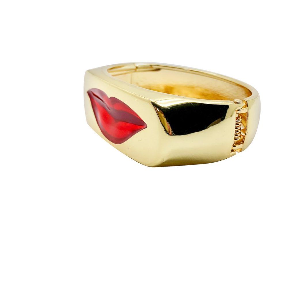 Pre-Loved Chunky Red Lips Bangle