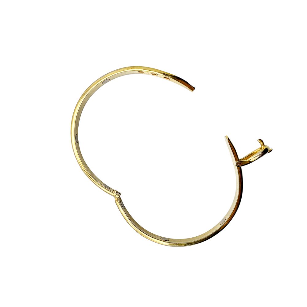 Two Tone Buckle Bangle 1960s