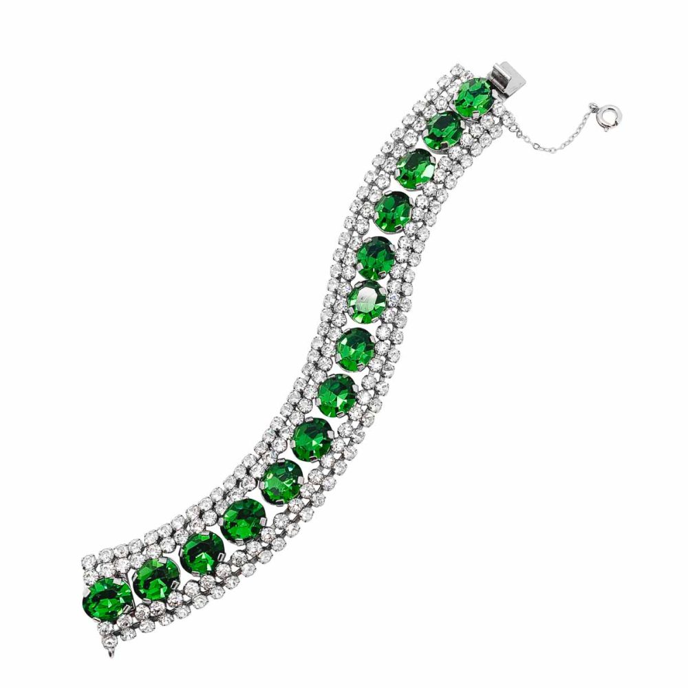 Vintage Tourmaline Crystal Bracelet