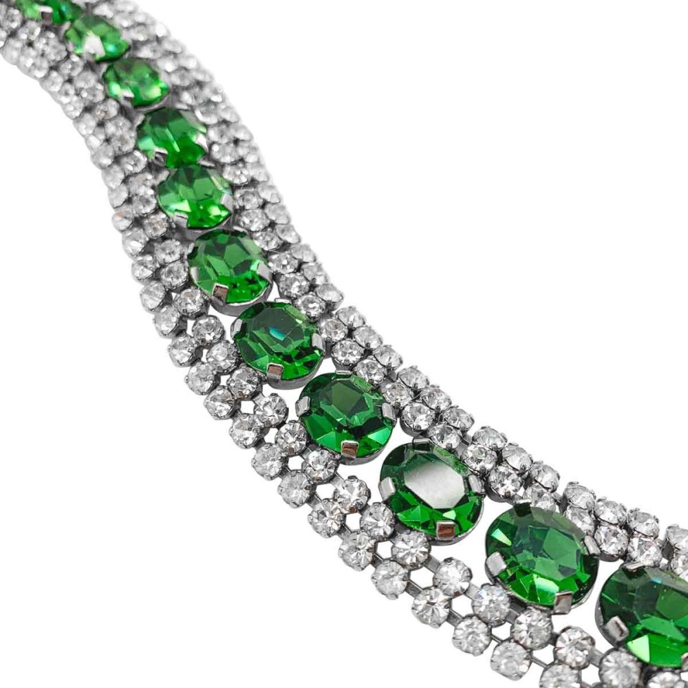 Vintage Tourmaline Crystal Bracelet