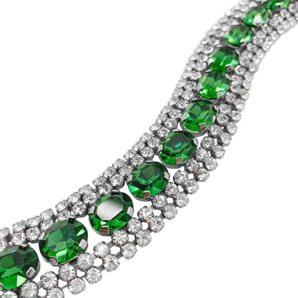 Vintage Tourmaline Crystal Bracelet