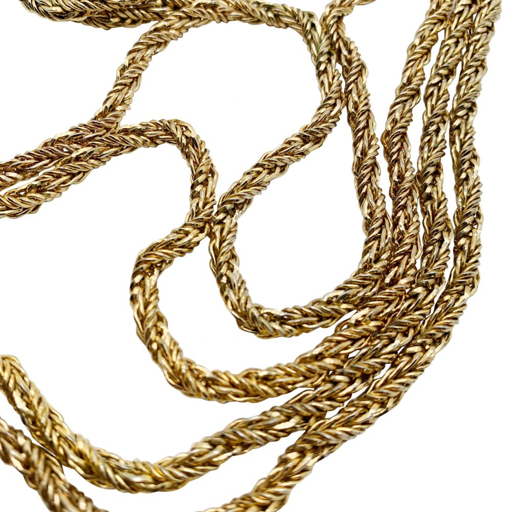Vintage Dior Herringbone Chain