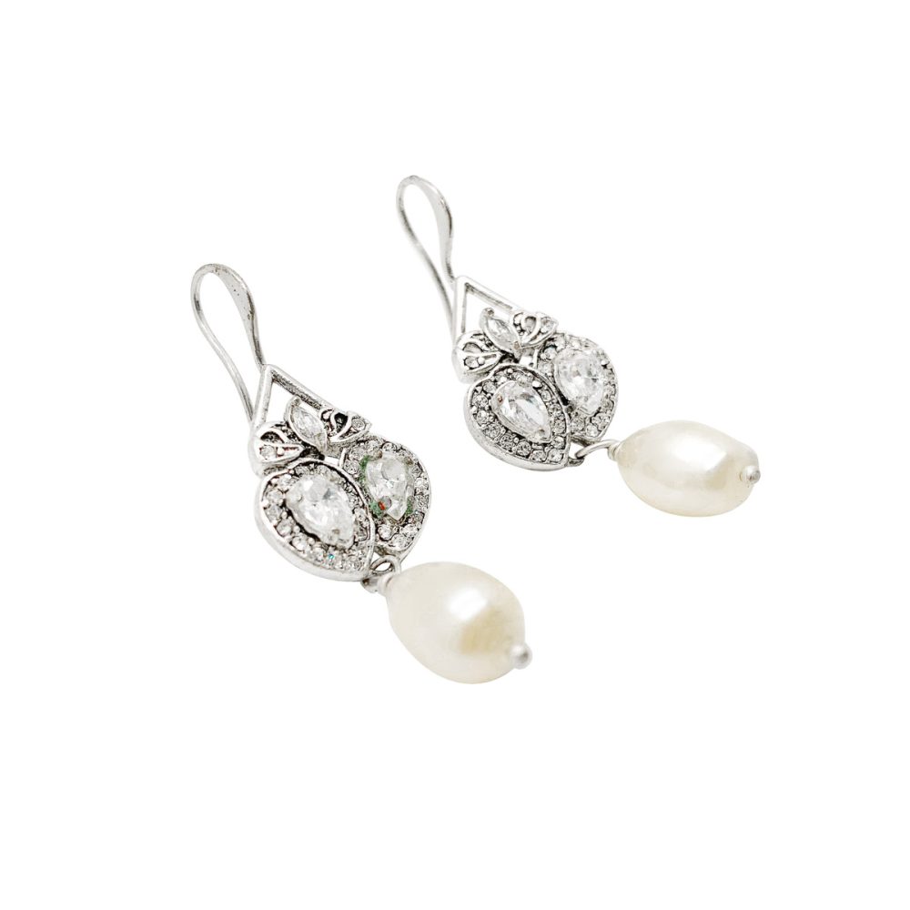 Vintage Double Heart Earrings