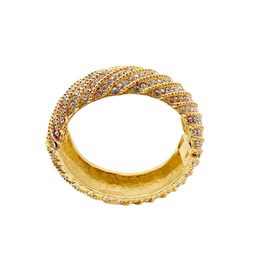 Vintage Maresco NYC Crystal Cuff