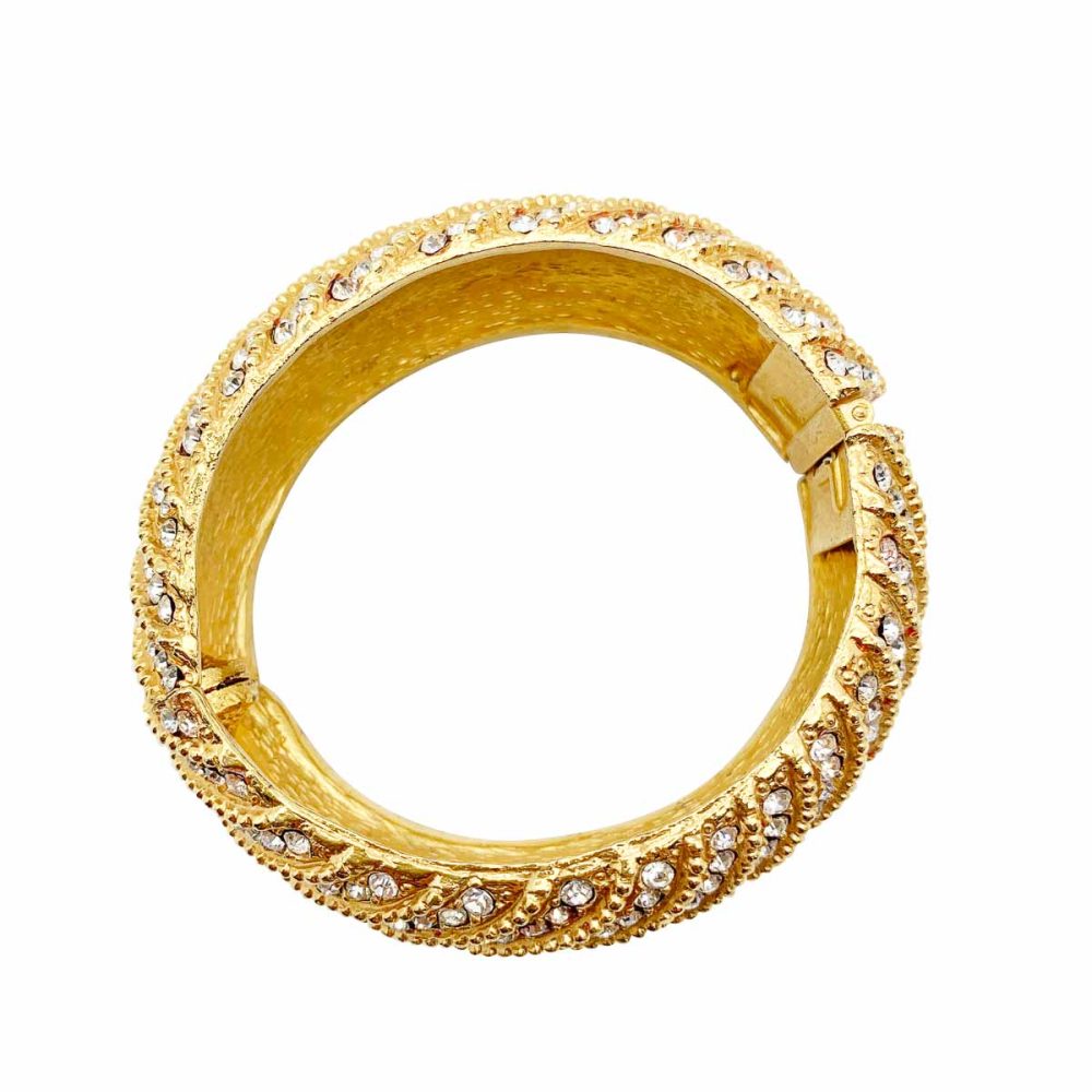 Vintage Maresco NYC Crystal Cuff