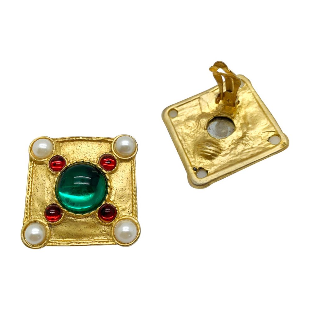 Vintage Jewels of Tanjore Earrings