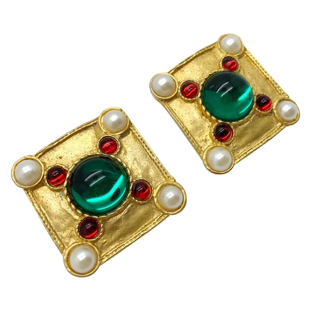Vintage Jewels of Tanjore Earrings