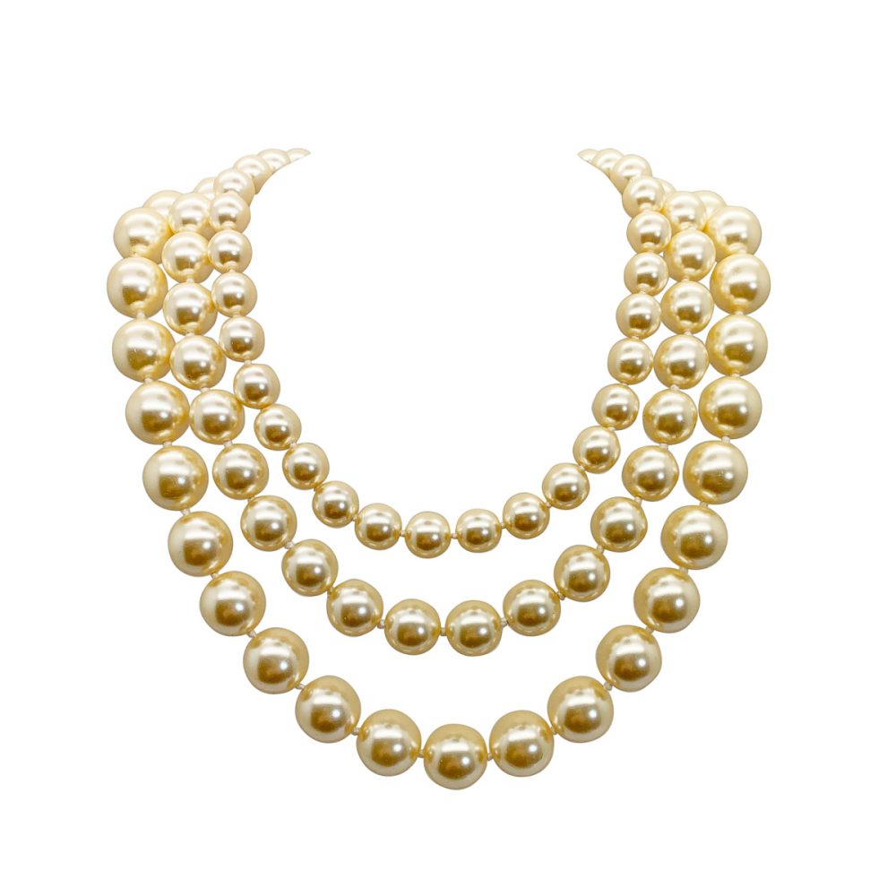 vintage pearl collar