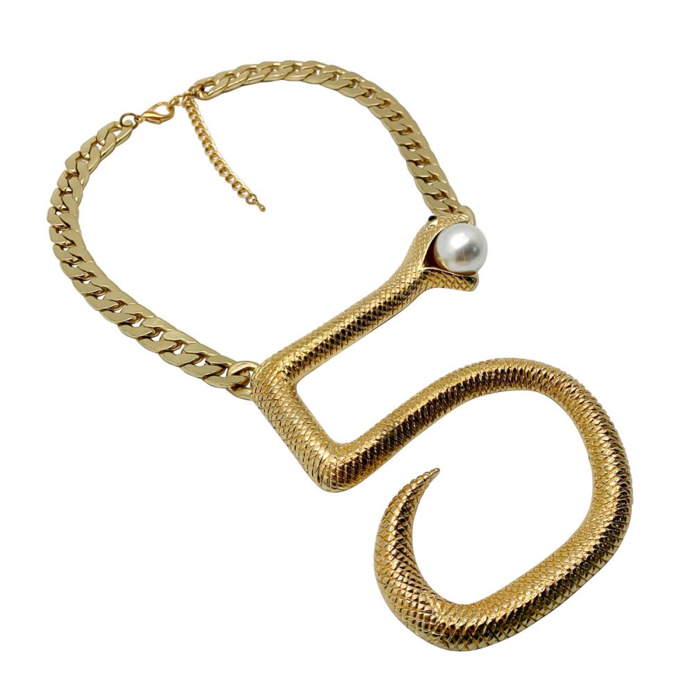vintage snake necklace
