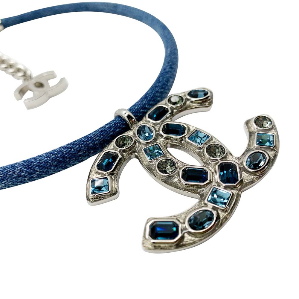Chanel Crystal CC Necklace