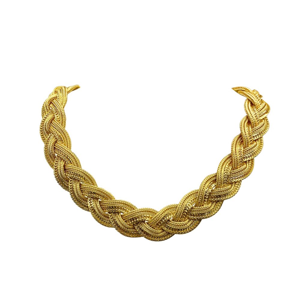 Vintage Dior Plaited Collar