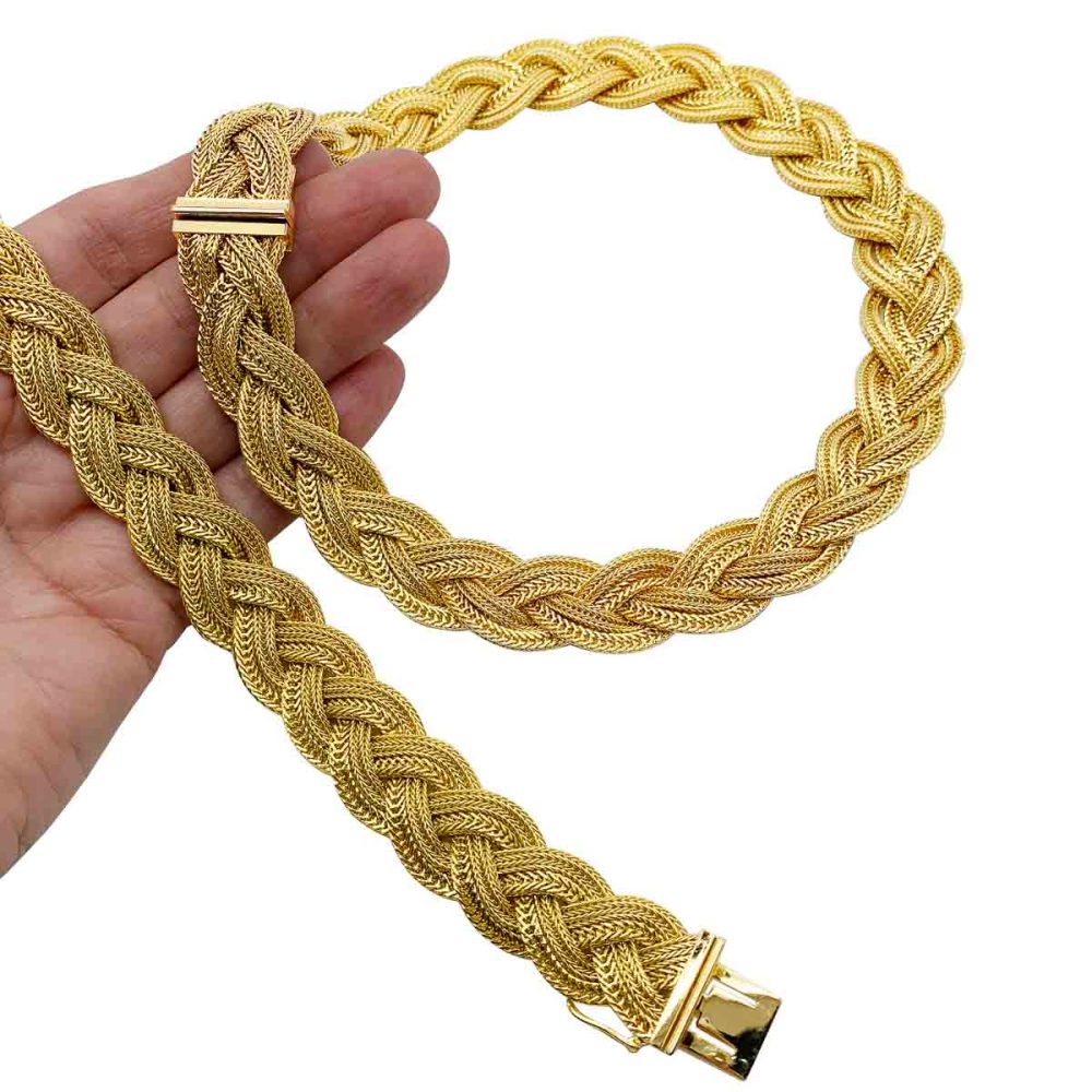 Vintage Dior Plaited Collar